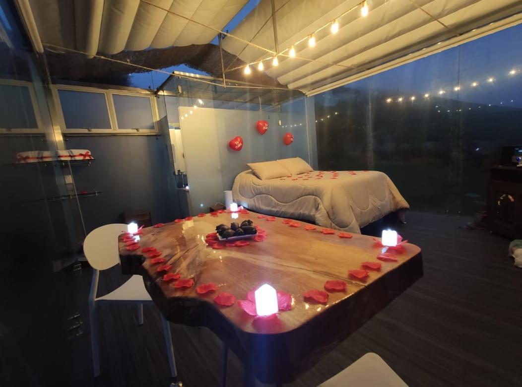 Glamping Cristal Hotel Guatavita ภายนอก รูปภาพ